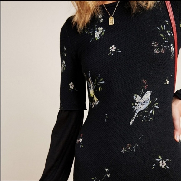 Anthropologie aldomartins bird dress new small - Picture 5 of 10